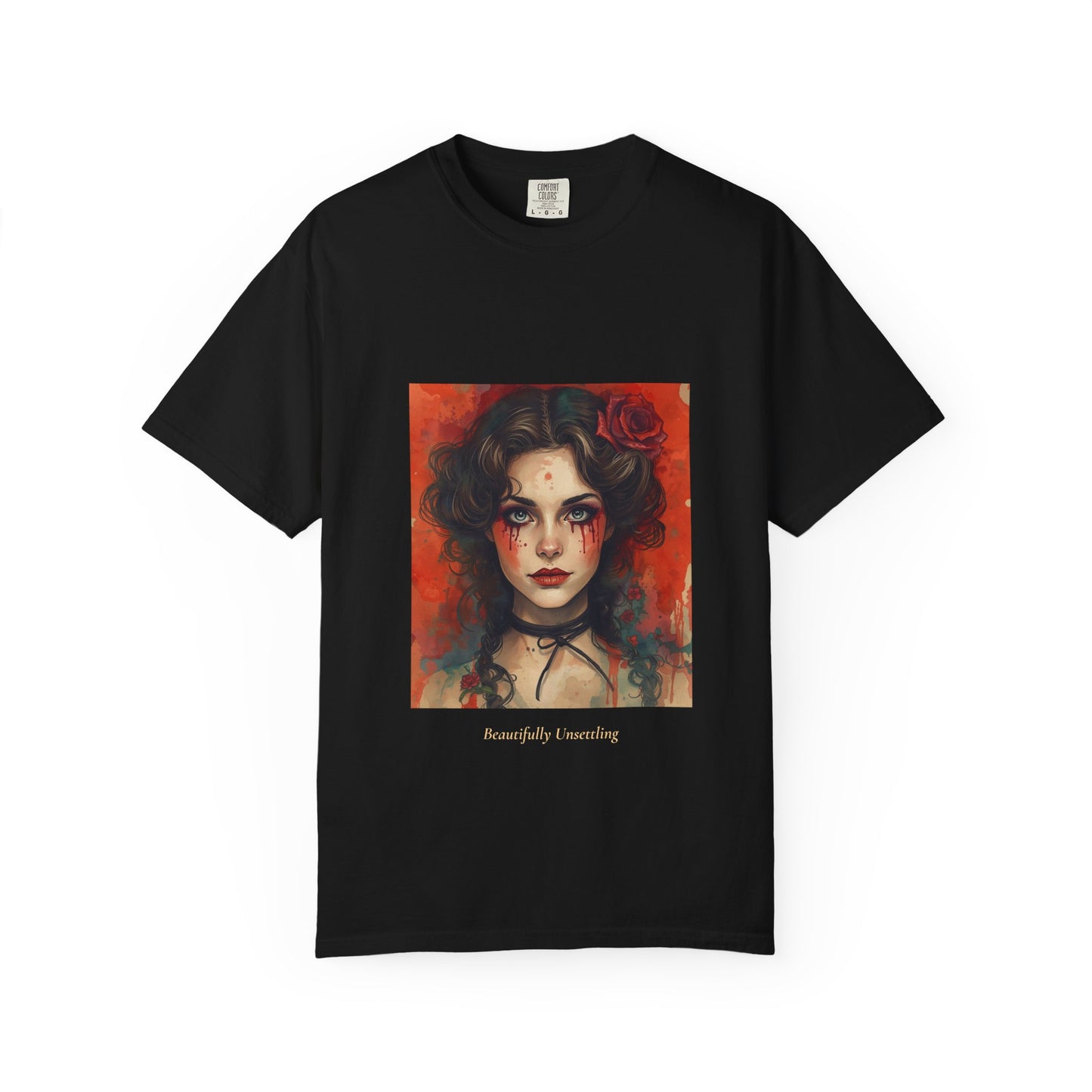 Beautifully Unsettling Tee | Haunted House FearFest Horror Graphic T-Shirt