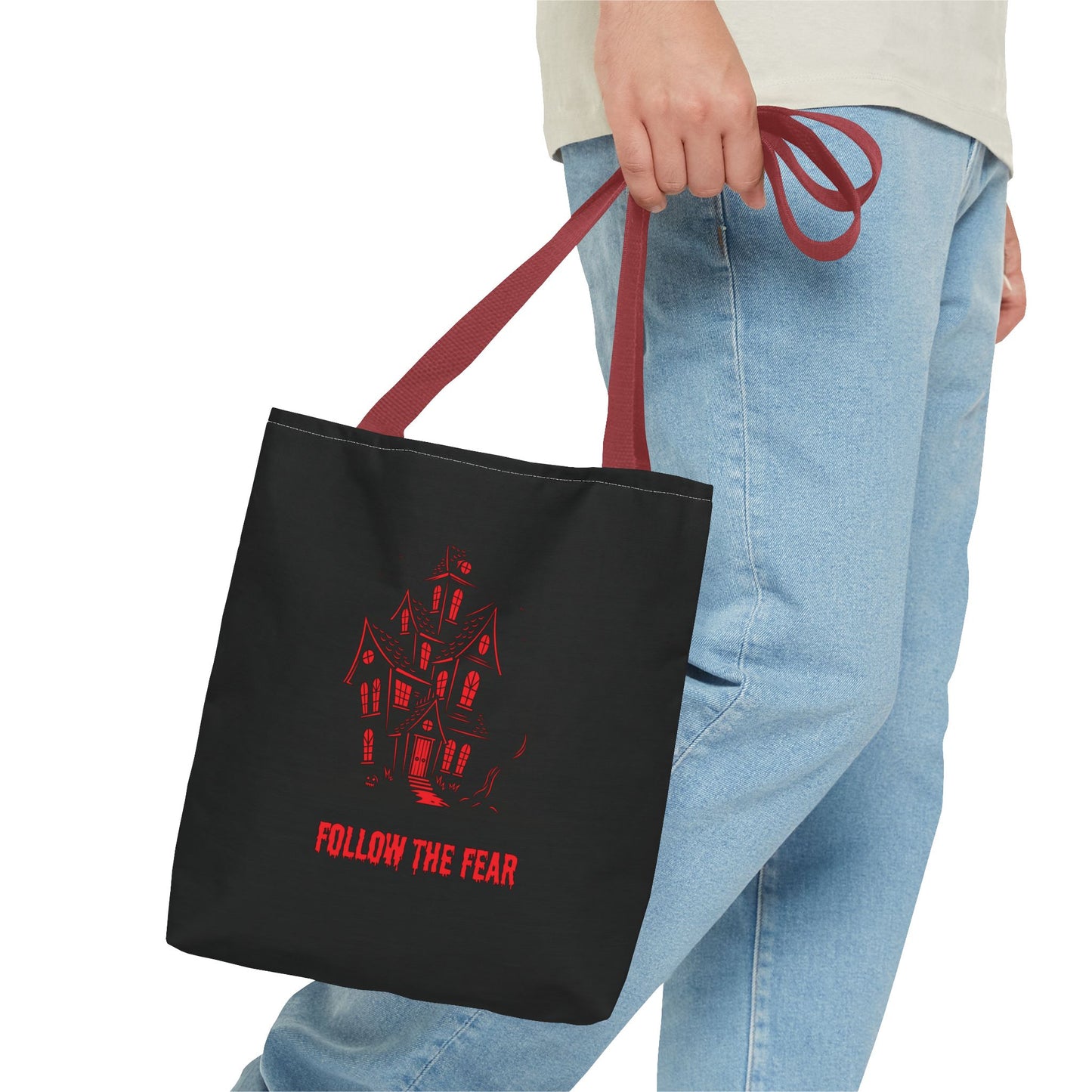 Spooky House Tote Bag – Follow the Fear Edition