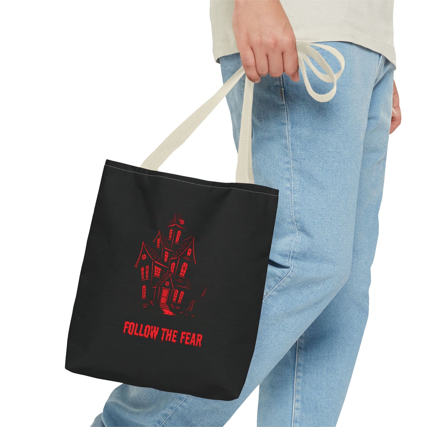 Spooky House Tote Bag – Follow the Fear Edition