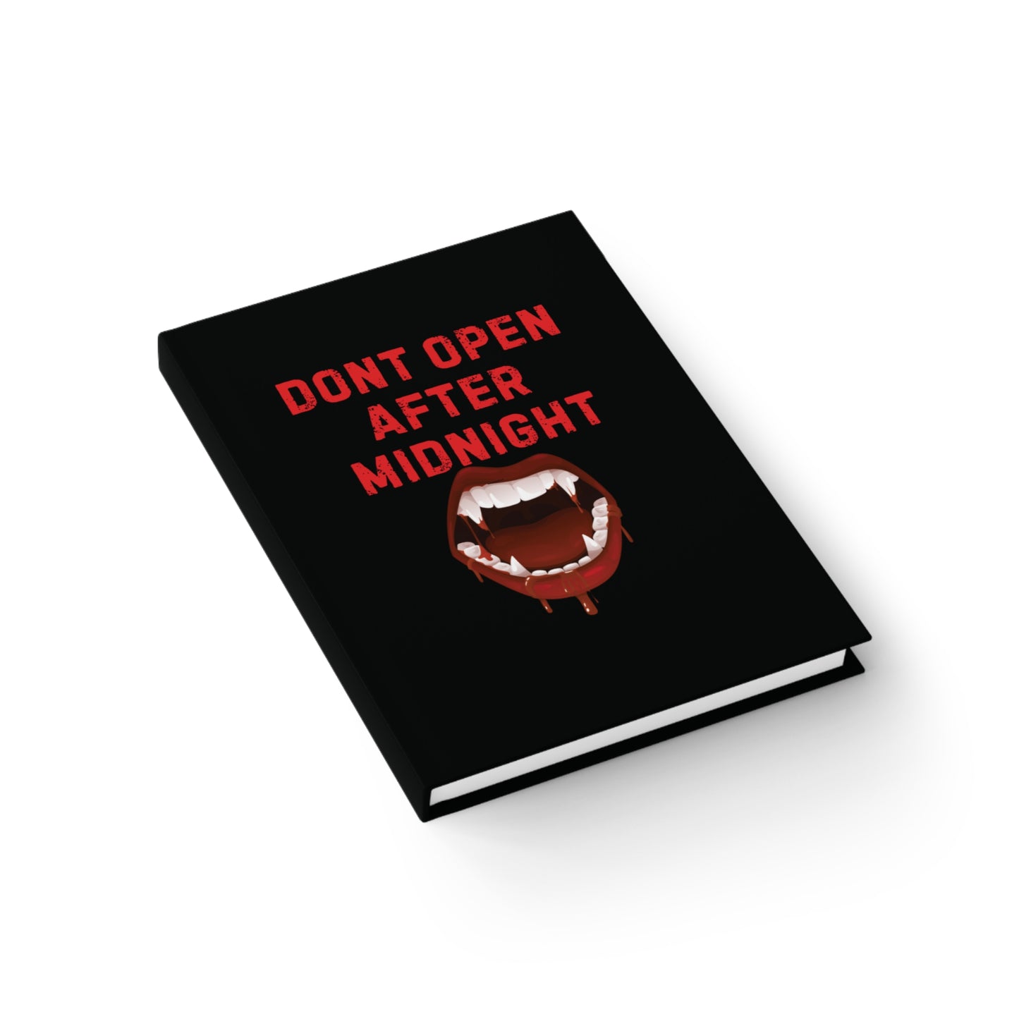 "Don’t Open After Midnight" Haunted Journal – Ruled Line Notebook