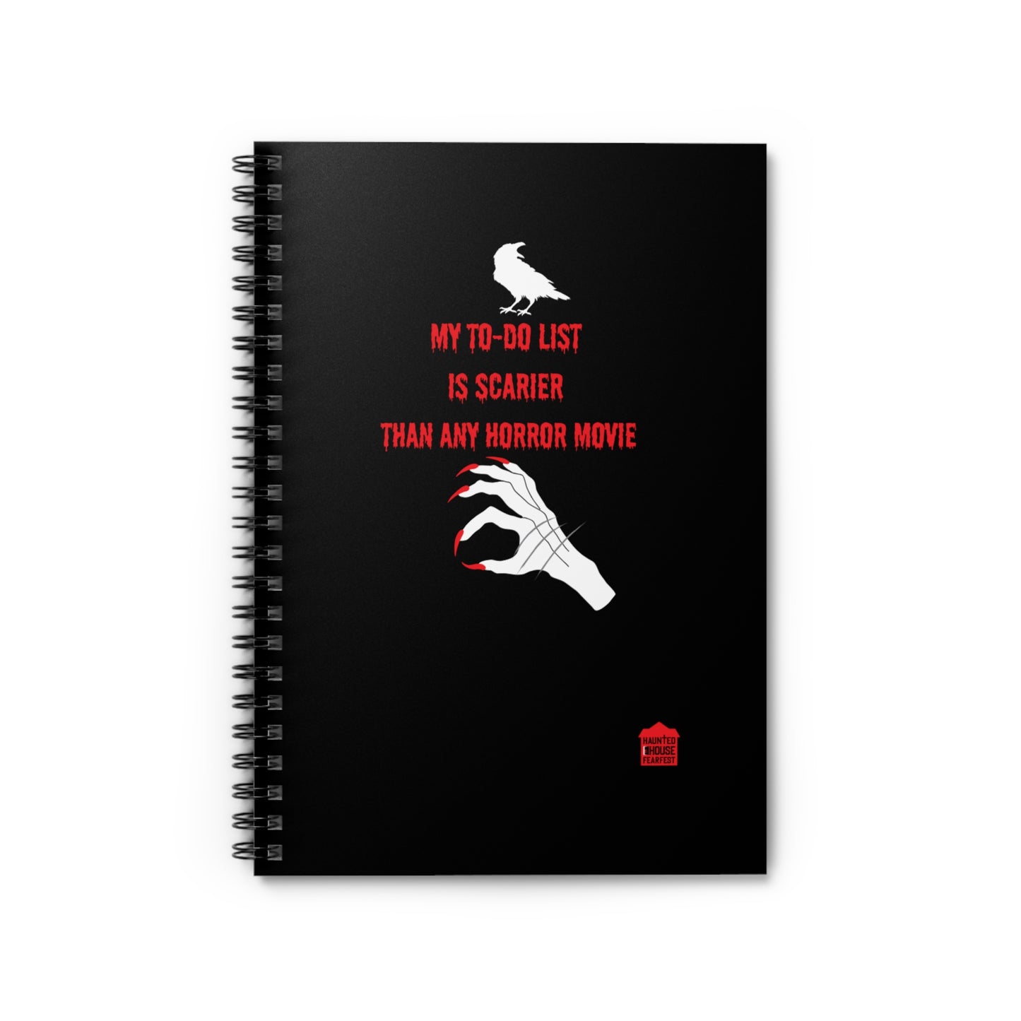 “Scariest To-Do List” Spiral Notebook