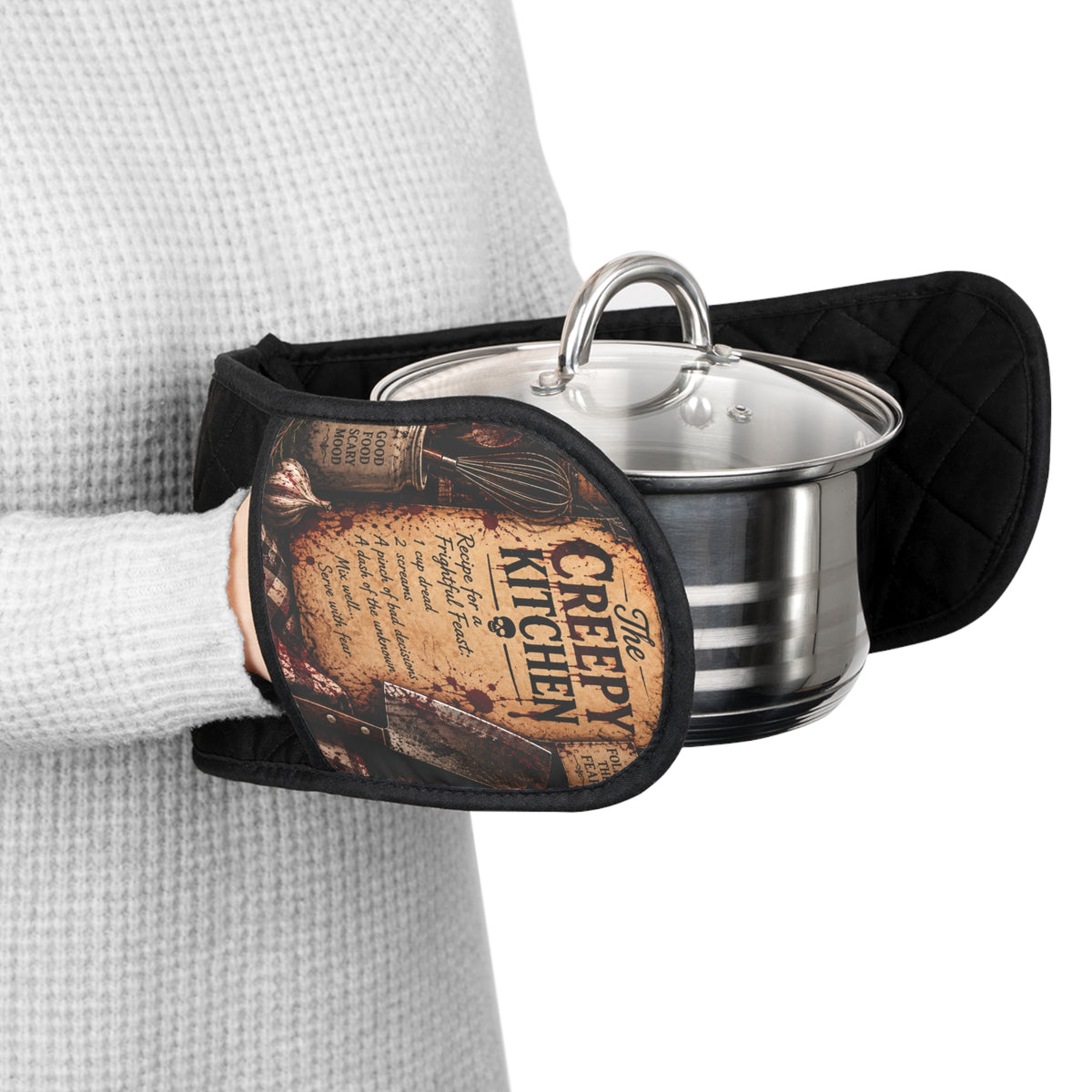 Dinner Is Served Double Oven Mitt | ITEM LOG 065