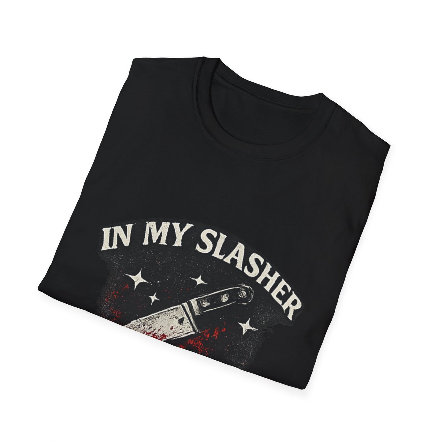 In My Slasher Era Shirt | Retro Horror Graphic Tee | Spooky Season Slasher Aesthetic T-Shirt | Haunted House FearFest®