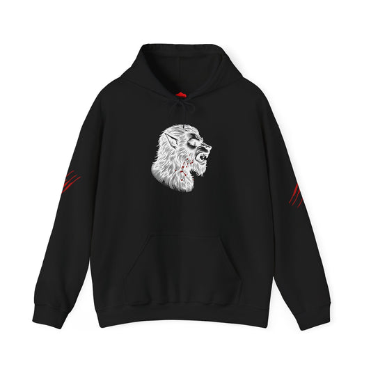 “Howl of the Night” Werewolf Hoodie – Unisex Heavy Blend Pullover