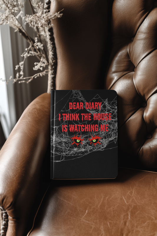 “The House Is Watching Me” Hardcover Journal