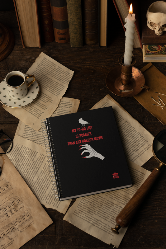 “Scariest To-Do List” Spiral Notebook