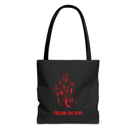 Spooky House Tote Bag – Follow the Fear Edition